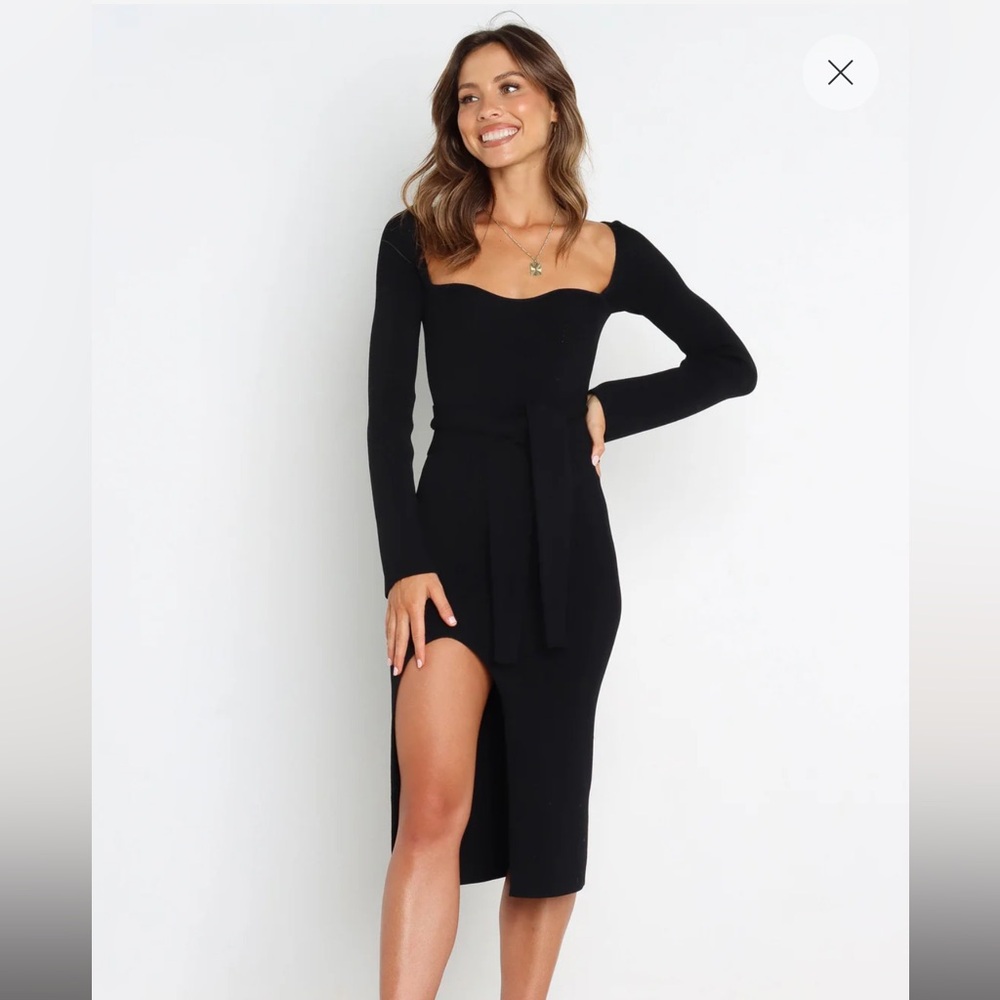 AQUERELLE DRESS - BLACK  petal and pup
